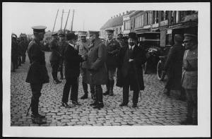 Sir Douglas Haig and the President of Portugal, Bernadino Machado, who was visiting the Expeditionary Force on France