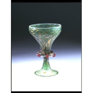 A Salviati goblet, c. 1868. Courtesy of the Victoria and Albert Museum.