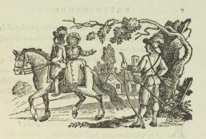 One of John Bewick's engravings for 'Robin Hodd'