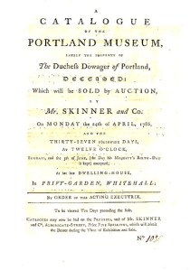 The sale catalogue of the duchess's collection