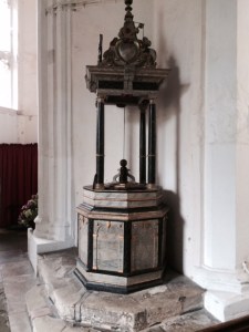 The 'Laudian' font and cover.