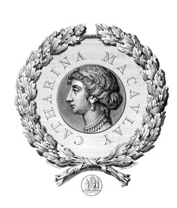 Frontispiece picture of Catharine Macaulay