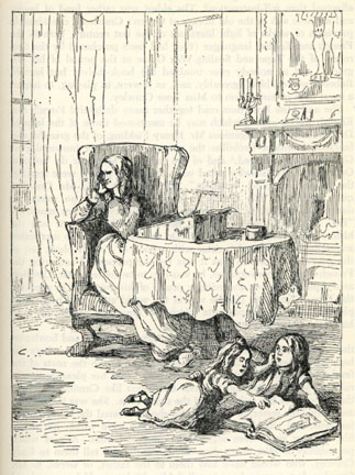 Becky Sharp, during her brief career as a governess.