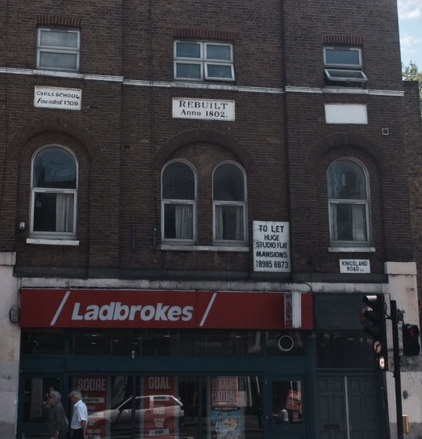 From girls' school to betting shop with 'studios' above...