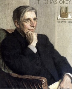 Thomas Okey in 1914, by George Clausen