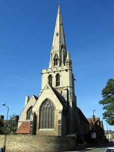 All Saints' church, from Jesus Lane.