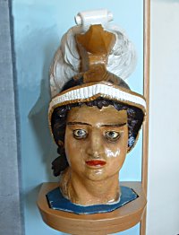 Part of the Bellerophon's figurehead. Credit: Royal Naval Museum, Portsmouth.