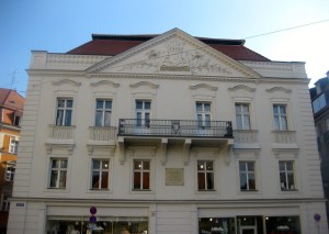 Napoleon's headquarters for two days in April 1809.