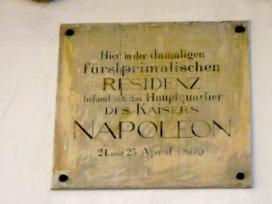 The commemorative plaque.