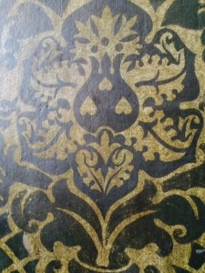 Detail of the wall decoration at All Saints'.