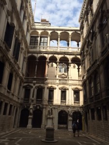 Interior courtyard of the Conservatory.