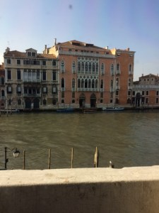 View across the Grand Canal from Palazzo Garzoni.