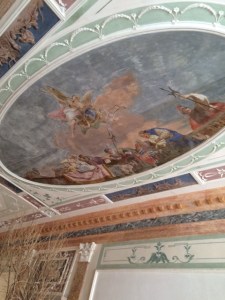 Palazzo Garzoni: ceiling fresco.