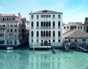Palazzo Garzoni and the warehouse from across the Canal.