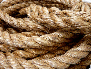 Abacá rope.