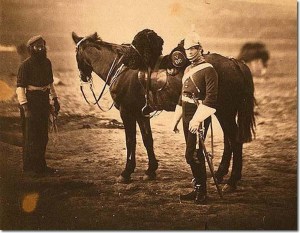 Richard Temple Godman as a young officer.