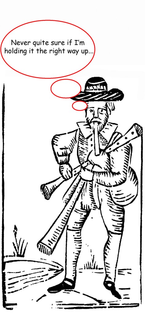 A confused bagpiper.