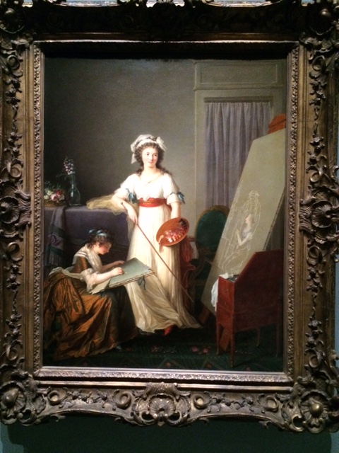 Self-portrait of Marie-Victoire Lemoine (1754–1820). 