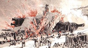 A sketch of the 1842 disaster.