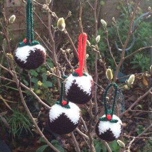 Christmas puddings ...