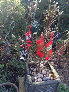 Christmas stockings.