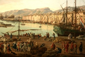 The harbour at Toulon in the late eighteenth century, by C.J. Vernet.