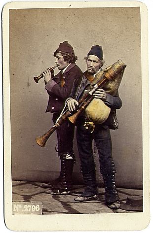 A hand-coloured photograph by Giorgio Sommer (1834–1914).