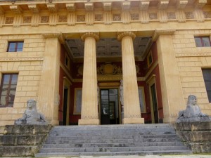 The façade of the 'Gymnasium' at the Orto.