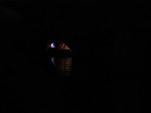 Light at the end of a tunnel.