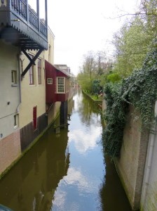 A view from one of the many canal bridges.