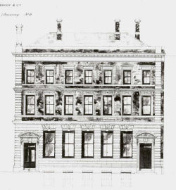 The bank of Robarts, Lubbock and Co. in 1860. In 1914 it was absorbed by Coutts and Co. © Coutts & Co. 2013.