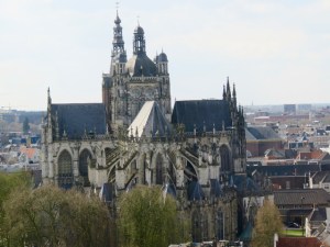 Sint Jan's cathedral from the tower of Sint Jacobus