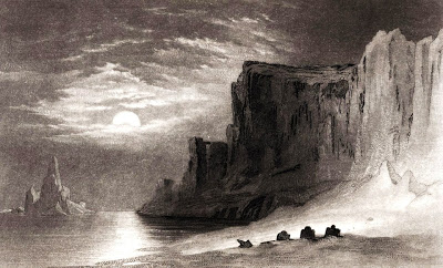 Graves of Franklin's men, discovered by the first Grinnell expedition.