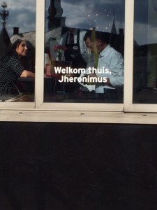 'Welcome home' posters are everywhere.