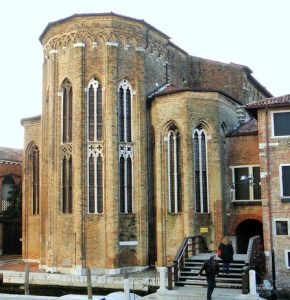 The apse of the church of San Gregorio.