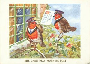 This Christmas card is from the 1930s.