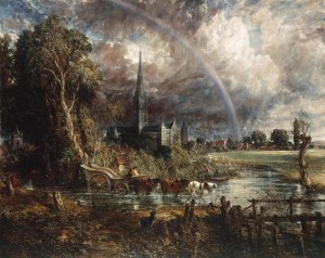 Salisbury Cathedral from the Meadows, by John Constable. (Credit: Tate Britain)