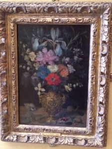 Pink in a still life by Georg Flegel (1566–1638), in the Fitzwilliam Museum, Cambridge.