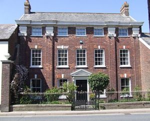 Palmer House, Great Torrington, Devon. Horatio Nelson was a later visitor.