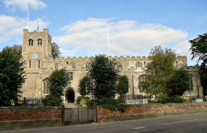 The parish church of St Peter ad Vincula, Coggleshall.
