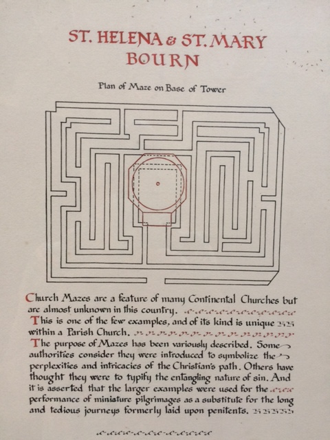 An explanation of the maze pattern.