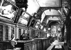 Part of Viscount Fitzwilliam's collection on display in the hall of the Perse Grammar School. (Credit: Whipple Museum)