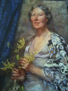 Amelia Amherst, painted by her daughter Maud. 
