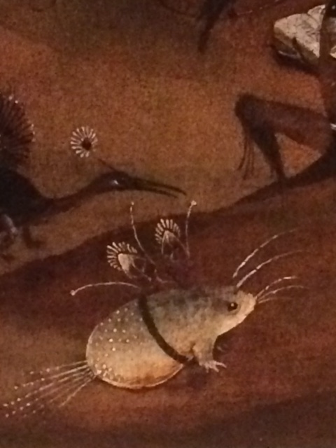 A transmogrified hamster (?) from the 'Hermit Saints' triptych.