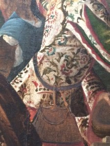 From the 'St Ursula' sequence: the prince's costume when he first meets St Ursula.