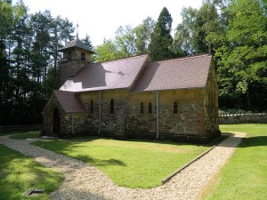 St Aldhelm's church, built as the family's private chapel.
