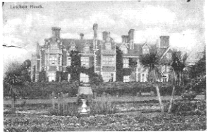 An early postcard of Lytchett Heath House.