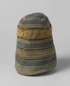 A seamed and felted cap.