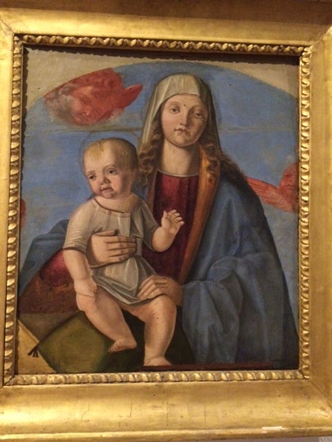 Another anonymous Venetian from the Eremitani: enormous thighs are about to become a feature of the genre...