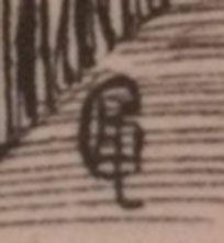 The engraver's mark.